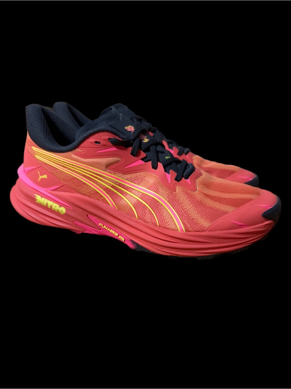 Puma FAST-TRAC NITRO 4 Men’s size 10.5 trail runners EUC 1X